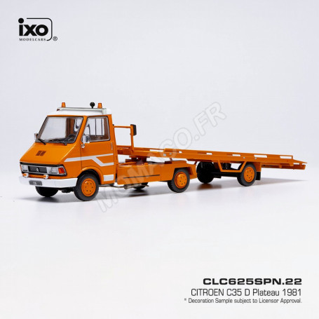 CITROEN C35 D 1980 ORANGE/BLANC