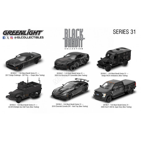 COFFRET DE 6 PIECES : BLACK BANDIT - SERIES 31