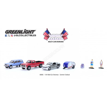 DIORAMA "THE SUMMER COOK - 4TH OF JULY COOCKOUT"