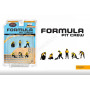 SET DE FIGURINE : 6 PERSONNAGES "FORMULE 1 - PIT CREW" EQUIPE ORANGE