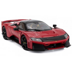 FERRARI F80 2024 ROUGE "ROSSO CORSA" AVEC ROUES NOIRES