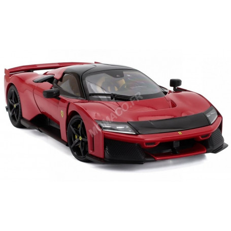 FERRARI F80 2024 ROUGE "ROSSO CORSA" AVEC ROUES NOIRES