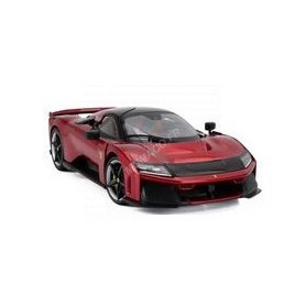 FERRARI F80 2024 ROUGE "ROSSO SUPERCAR" AVEC ROUES NOIRES ET ARGENTEES
