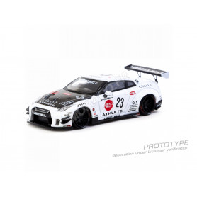 NISSAN GT-R (R35) LB WORKS TYPE 2 "ATHLETE x COLLECT" AVEC BIDON "LB LIMITED" 2025 BLANCHE