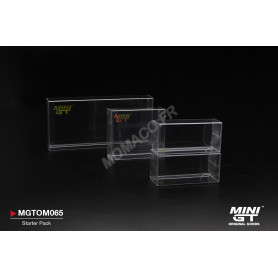 PROTECTION DE BOITE STARTER PACK : MINI GT type A (10 PCS) / Type B (10 PCS) / Type C (2 PCS) / Type D (2 PCS)