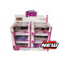 DISPLAY DE 12 PIECES : VEHICULES "STREET FIRE - PINK COLLECTION"