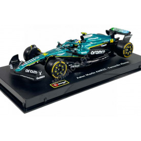 ASTON MARTIN F1 AMR25 TEAM ARAMCO COGNIZANT 14 FERNANDO ALONSO 2025 (PACKAGING PREMIUM AVEC CASQUE)