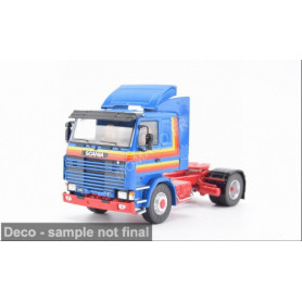 SCANIA 113 M 1987 BLEU/DECORE