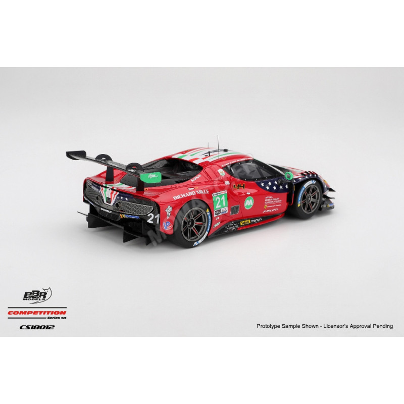 Ferrari 296 Gt3 Af Corse Ferrari 296 GT3 'AF Corse, No.21' (IMSA, WeatherTech) – Coche De Slot Carrera GO!!! Escala 1/43, Baterías Incluidas