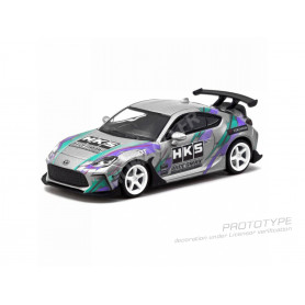 TOYOTA GR86 "HKS" AVEC BIDON "HKS LIMITED" 2024 ARGENT