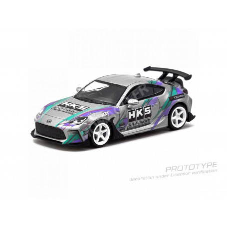 TOYOTA GR86 "HKS" AVEC BIDON "HKS LIMITED" 2024 ARGENT