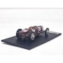 BUGATTI TYPE 59 28 TAZIO NUVOLARI GRAND PRIX DE MONACO 1934 MARRON AVEC FIGURINE