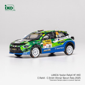 LANCIA YPSILON RALLY4 HF 40 RAHILL/SMITH RALLYE BARUM 2025 1ER