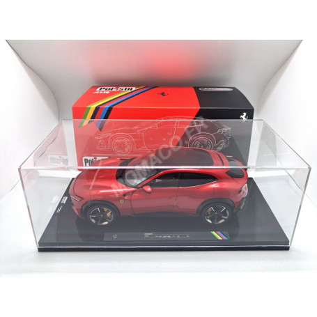 FERRARI PUROSANGUE 2022 ROUGE "ROSSO MAGMA" ET INTERIEUR NOIR (BOITE PREMIUM - HARDCASE)