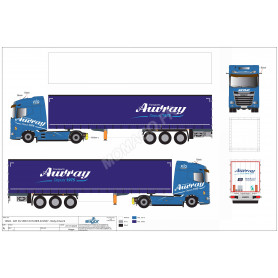 DAF XG SEMI TAUTLINER "AUVRAY"