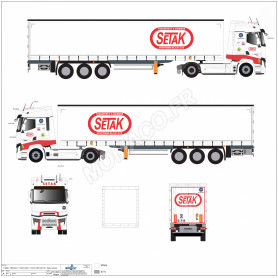 RENAULT T HIGH 2023 REMORQUE TAUTLINER "SETAK"