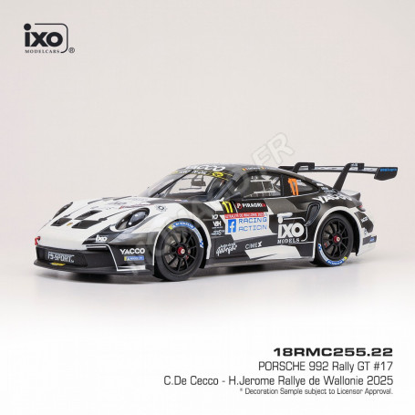 PORSCHE 992 17 DE CECCO/JEROME RALLYE DE WALLONIE 2025