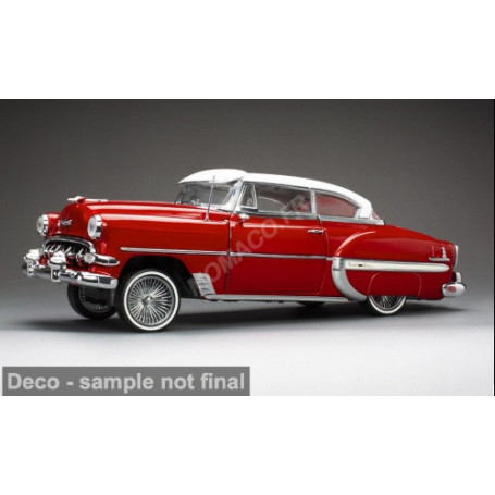 CHEVROLET BEL AIR 1954 ROUGE/BLANC