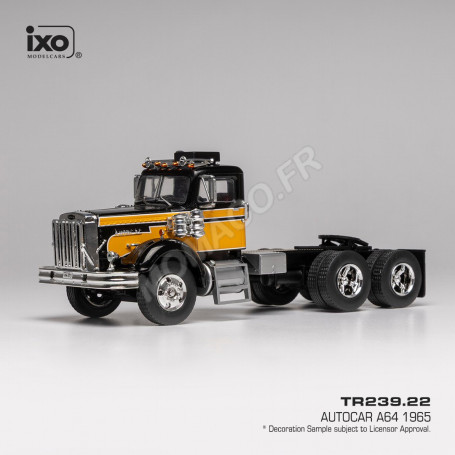 AUTOCAR A64 1965 NOIR/ORANGE