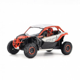 CAN-AM MAVERICK X3 X RC TURBO RR ORANGE/BEIGE/NOIR AVEC FIGURINE