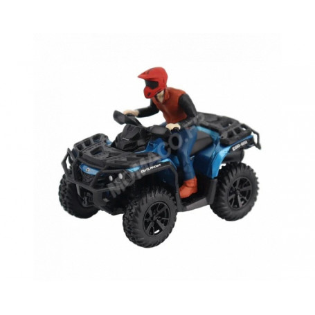 CAN-AM QUAD OUTLANDER XT 1000R BLEU/NOIR AVEC FIGURINE