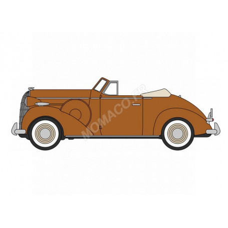 BUICK SPECIAL COUPE CABRIOLET 1936 MARRON