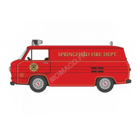 CHEVROLET CORVAIR GREENBRIER 1961 POMPIER "SPRINGFIELD FIRE DEPARTMENT"