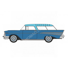 CHEVROLET NOMADE 1957 BLEU 2 TONS