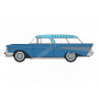 CHEVROLET NOMADE 1957 BLEU 2 TONS