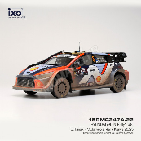 HYUNDAI I20 N RALLY 1 8 TÄNAK/JÄRVEOJA RALLYE SAFARI KENYA 2025