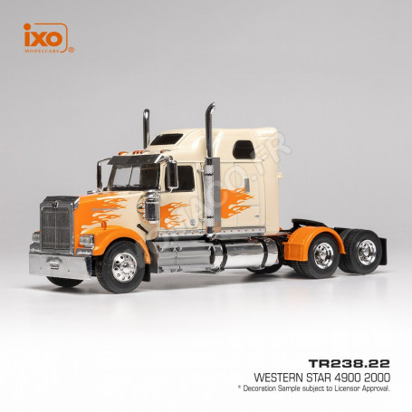 WESTERN STAR 4900 2000 ORANGE/BEIGE