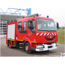 RENAULT MIDLUM FPTL NEUTRE AVEC PLANCHE DE DECALQUES