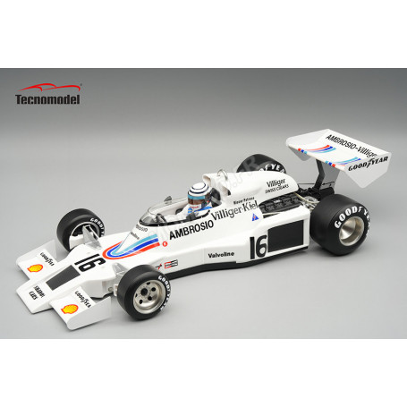 SHADOW DN8 16 RICARDO PATRESE GRAND PRIX DU JAPON 1977 AVEC FIGURINE