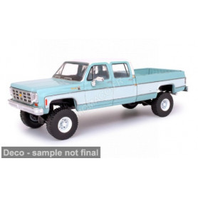 CHEVROLET SILVERADO K30 DOUBLE CABINE FLEETSIDE LIFTED 1978 BLEU/BLANC
