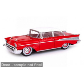CHEVROLET BEL-AIR 1957 ROUGE/BLANC