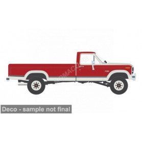 FORD F-250 XLT LARIAT 1984 ROUGE/BLANC