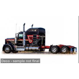 KENWORTH W900 NOIR AVEC DECORATION