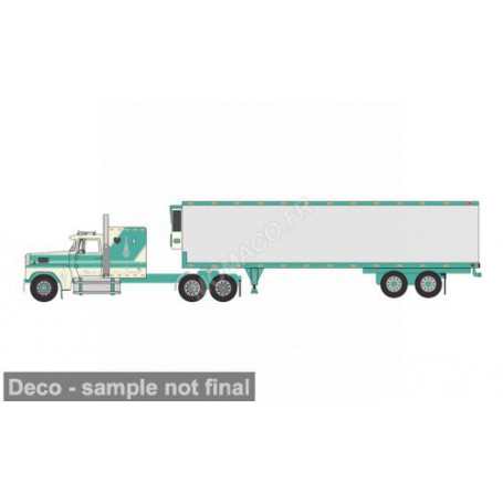 FORD LTL-9000 1978 VERT/BEIGE AVEC REMORQUE