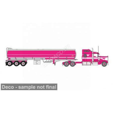 KENWORTH W900 1990 ROSE AVEC CITERNE