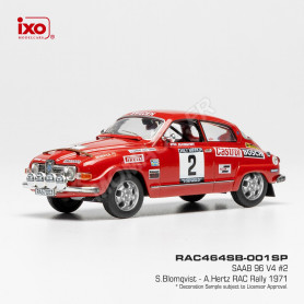 SAAB 96 V4 2 BLOMQVIST/HERTZ RALLYE RAC 1971