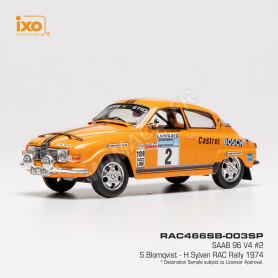 SAAB 96 V4 2 BLOMQVIST/SYLVAN RALLYE RAC 1974