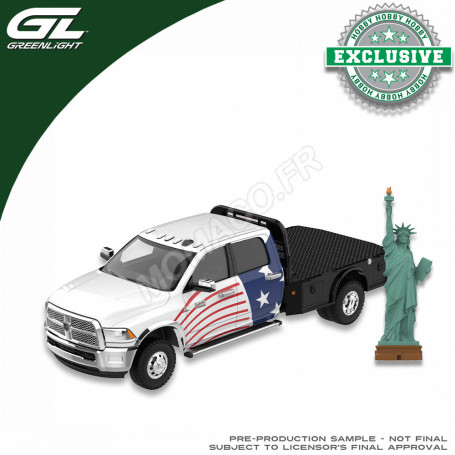 RAM 3500 2018 AVEC FIGURINE STATUT DE LA LIBERTE