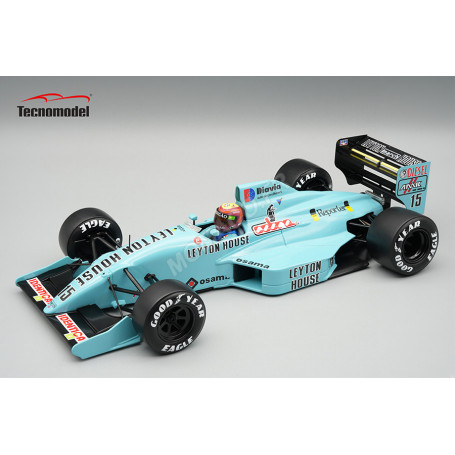 MARCH 881 15 MAURICIO GUGELMIN GRAND PRIX D'ITALIE 1988 AVEC FIGURINE