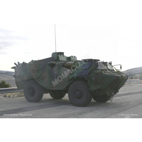 RENAULT VAB HOT MEPHISTO MODULE RENTRE ET BACHE DE CAMOUFLAGE AMOVIBLE 3 TONS OTAN