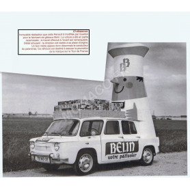 RENAULT 8 GUERTON "BELIN - TDF 1965" VERSION N°1 AVEC GRAND PERSONNAGE