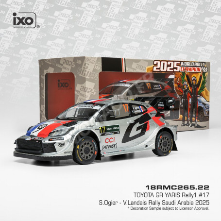 TOYOTA GR YARIS RALLY 1 17 OGIER/LANDAIS RALLYE ARABIE SAOUDITE 2025