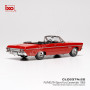 PLYMOUTH SPORT FURY CABRIOLET 1965 ROUGE