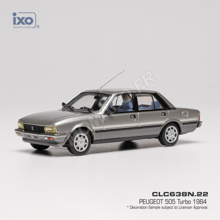 PEUGEOT 505 TURBO 1984 GRIS METALLISE