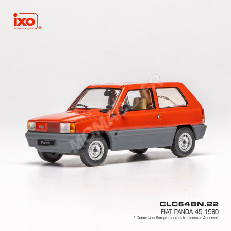 FIAT PANDA 45 1980 ROUGE