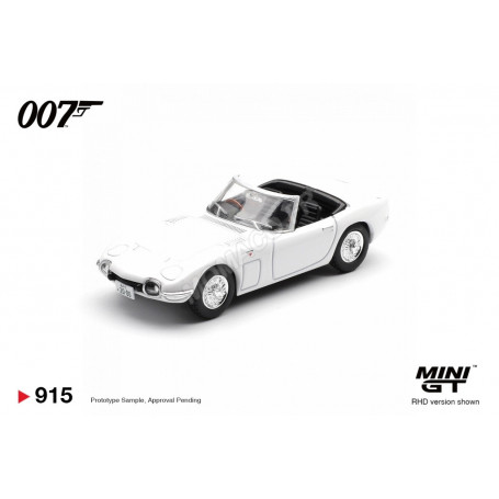 TOYOTA 2000GT "JAMES BOND - ON NE VIT QUE DEUX FOIS (1967)" (BLISTER EDITION ALLEMANDE)
